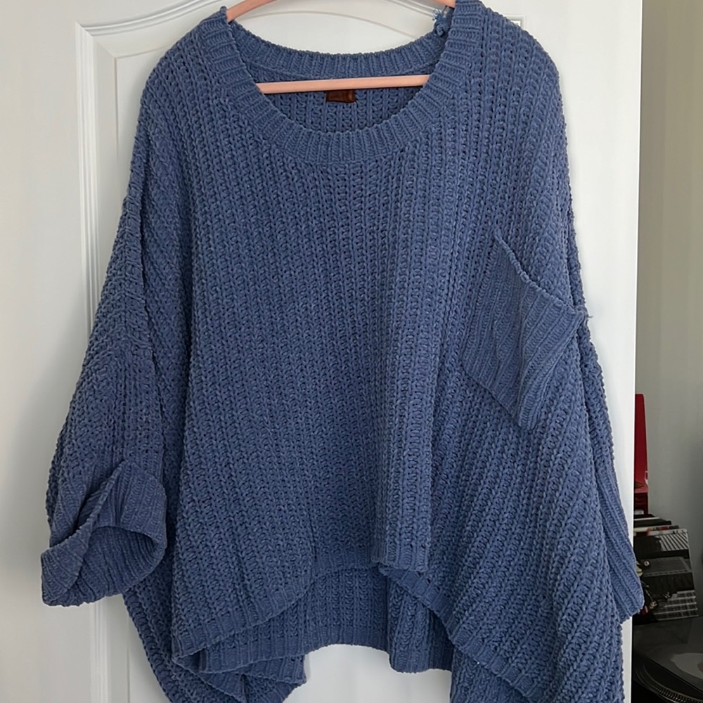 Knitted Sweater Poncho